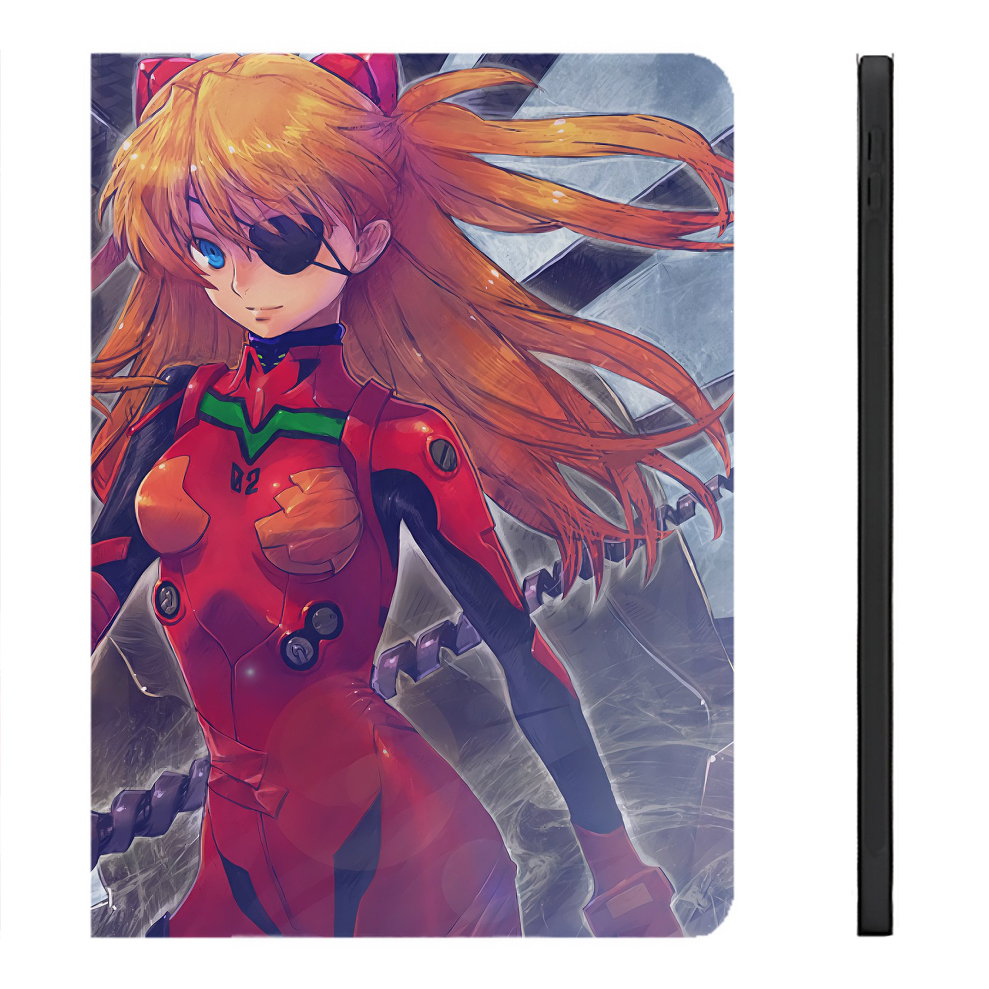 （画像用） EVA 新世紀エヴァンゲリオン IPadケース ペンホルダー付き ブックスタイルデザイン
